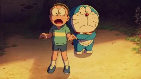 Still 1 of Doraemon the Movie: Nobita and the Castle of Undersea Devil (2026) BluRay [Telugu (LiNE) & Japanese] 1080p 720p & 480p Dual Audio [x264/10Bit-HEVC]